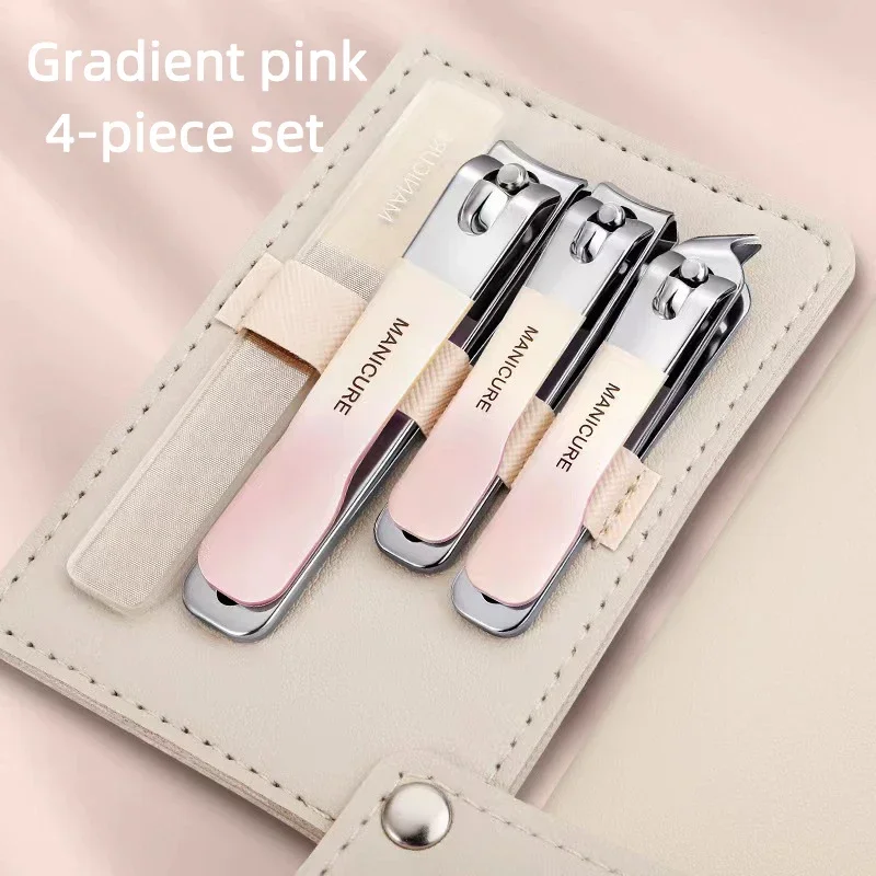 Mens Grooming Travel Kit - 4 Pcs Pemotong Kuku Pria/Wanita Profesional