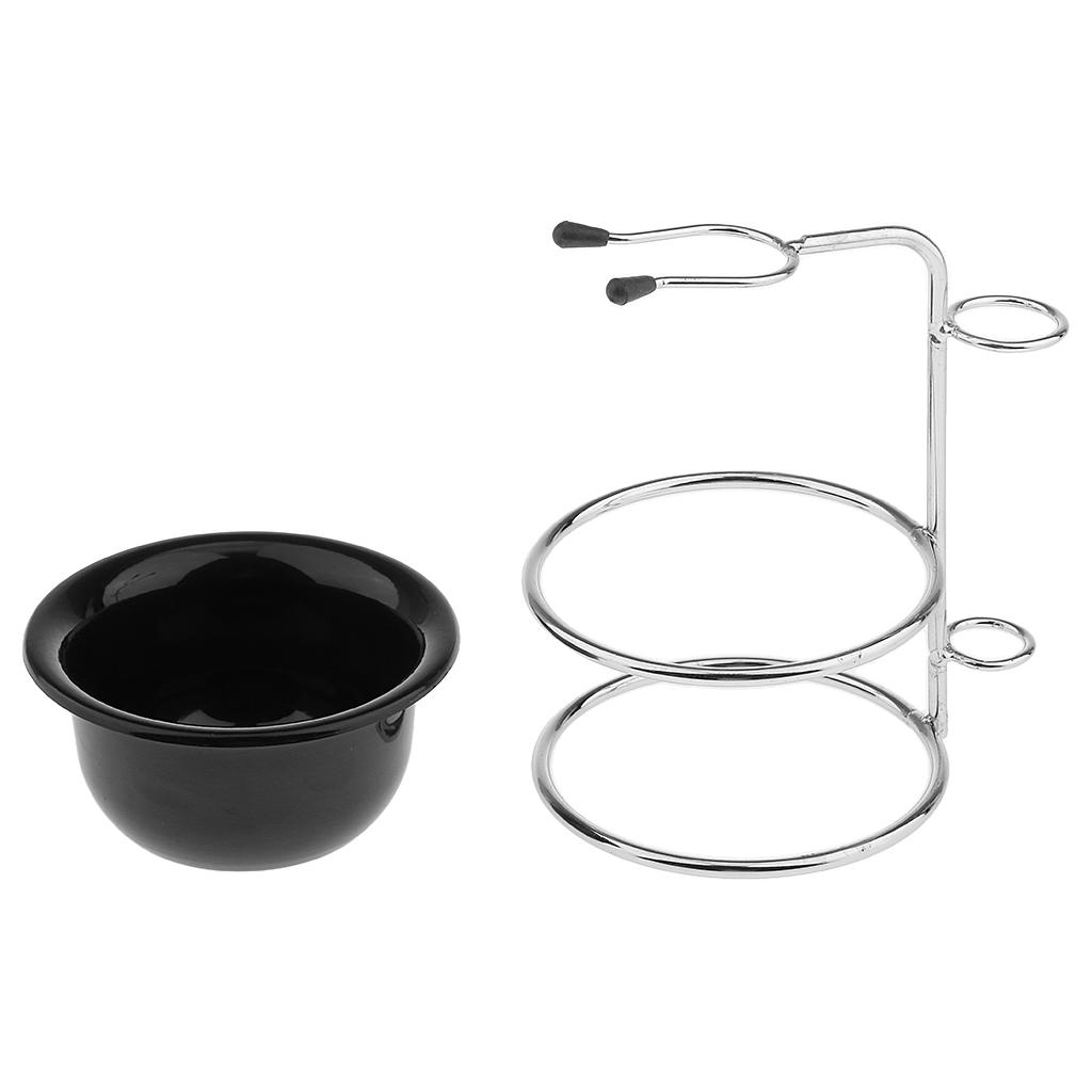 Grooming Kit - Penyangga Kuas Cukur Akrilik, Tempat Mangkuk