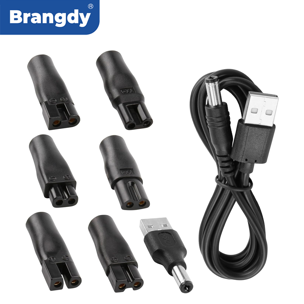 Beard Trimmer - Brangdy 8 Buah Kabel Daya Pengganti