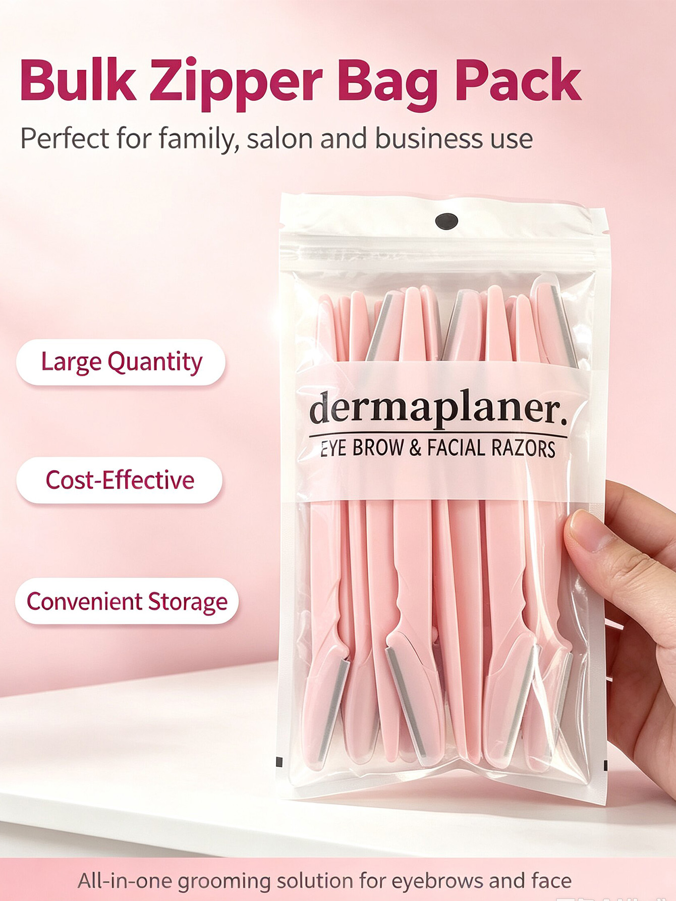 Body Trimmer - Set Alat Pencukur Alis dalam Botol,