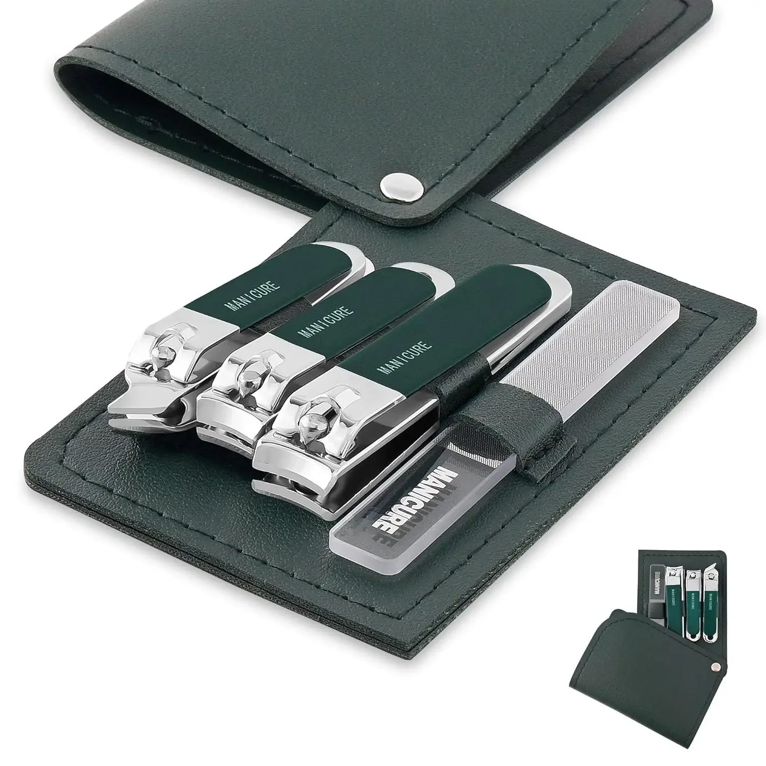 Mens Grooming Travel Kit - 4 Buah Kit Gunting Kuku Profesional