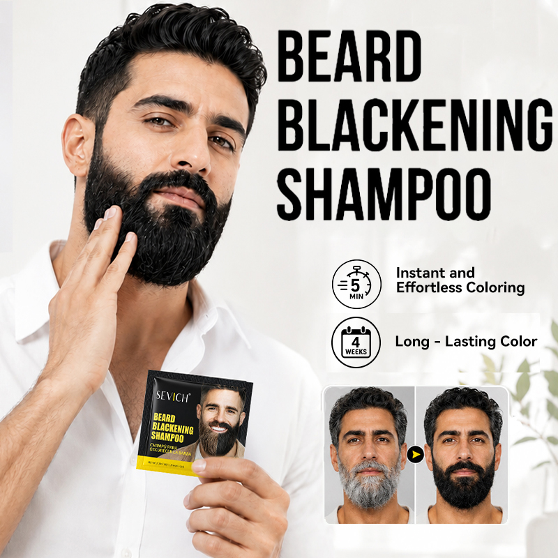 Shaving Cream - 10-Pack Shampo Pewarna Rambut Jenggot Hitam