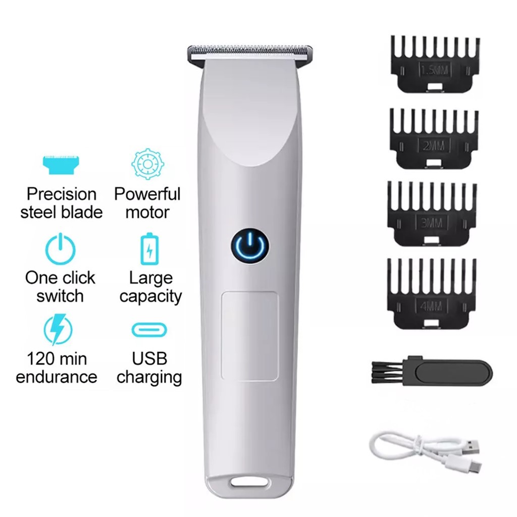 Beard Trimmer - Alat Cukur Rambut Elektrik Pria Pro,