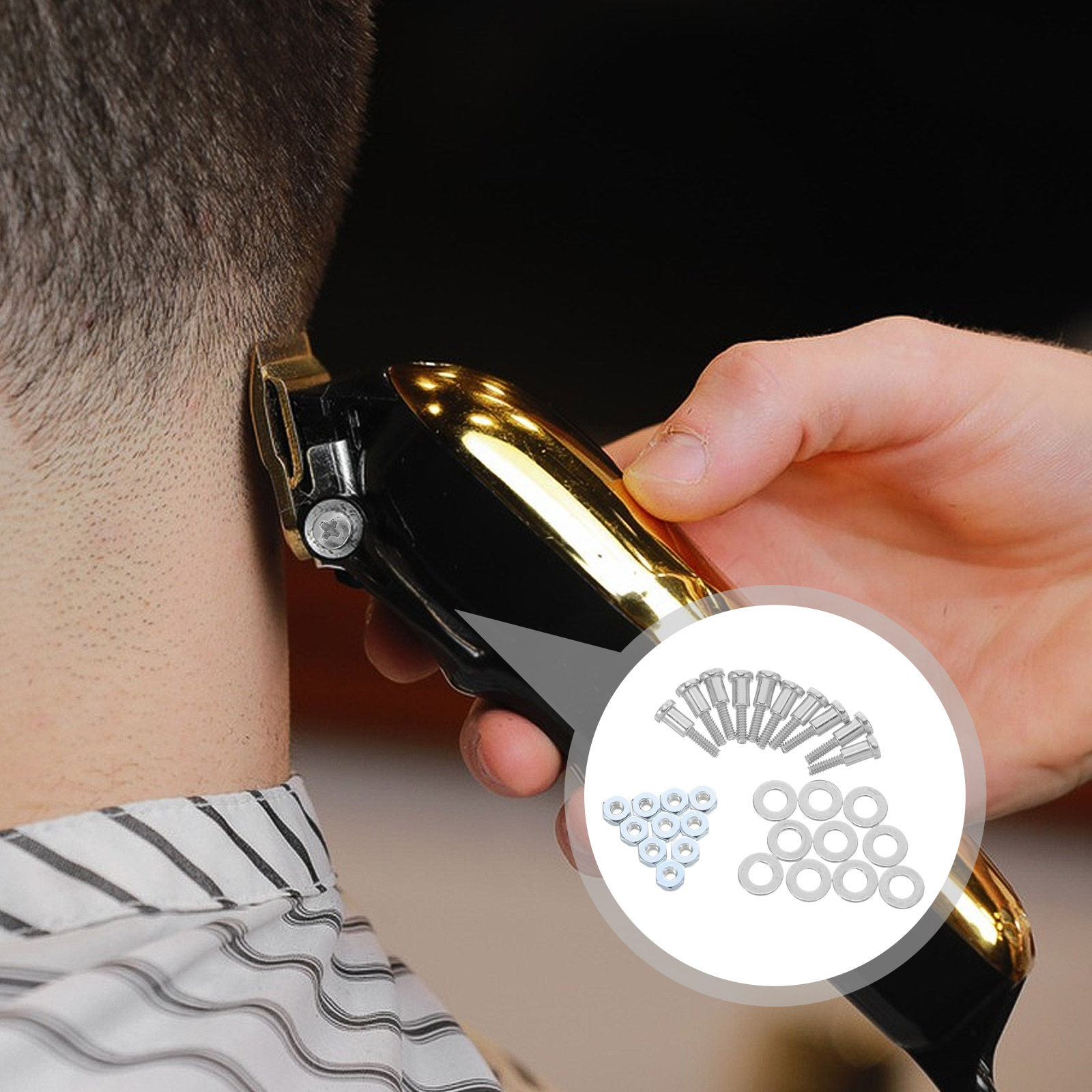 Hair Clipper - 10 Set Sekrup untuk Mesin Pemotong