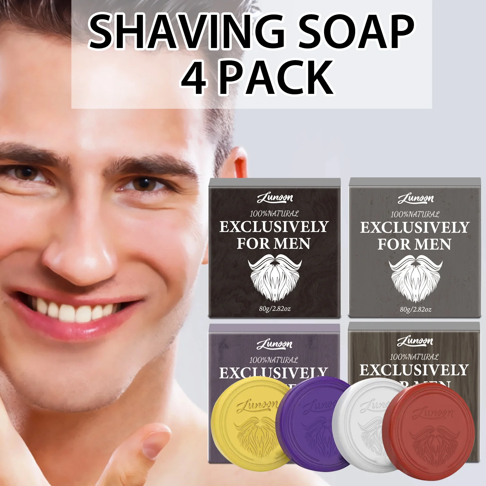 Shaving Cream - 4/1 Buah Sabun Cukur Jenggot Pria