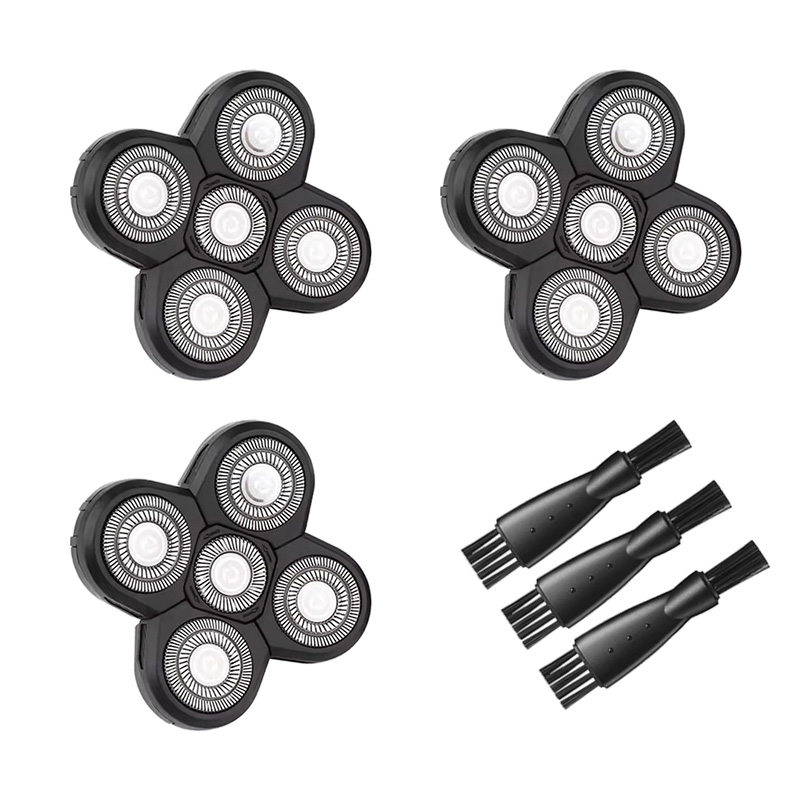Electric Shaver Rotary - Kepala Putar 5 Bilah untuk Alat