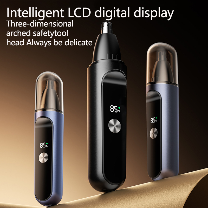 Nose Trimmer - Pemangkas Rambut Hidung Elektrik Tampilan Digital