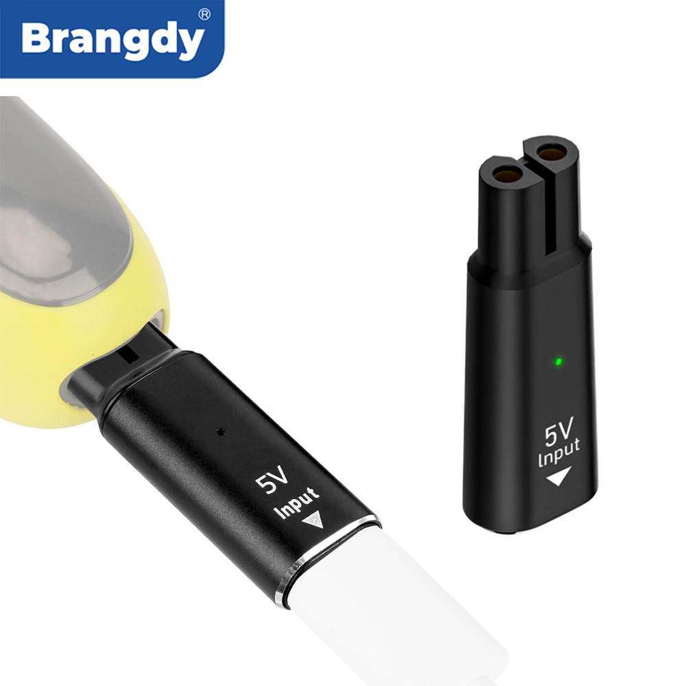 Body Trimmer - Brangdy 5V Tipe-C Alat Cukur Adaptor