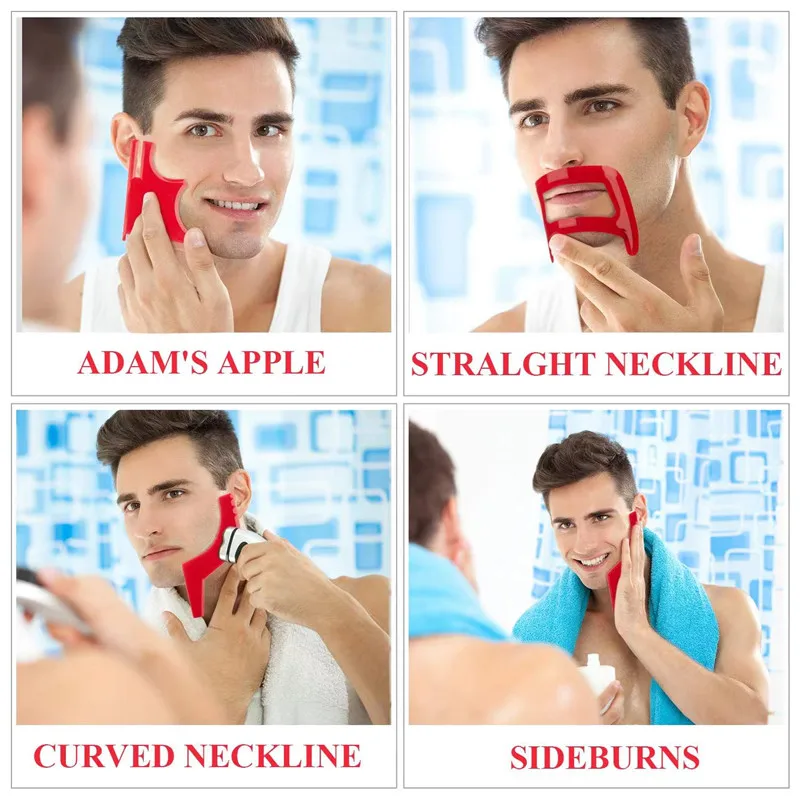 2/4 buah sisir pemangkas rambu - Beard Trimmer ulasan dan harga
