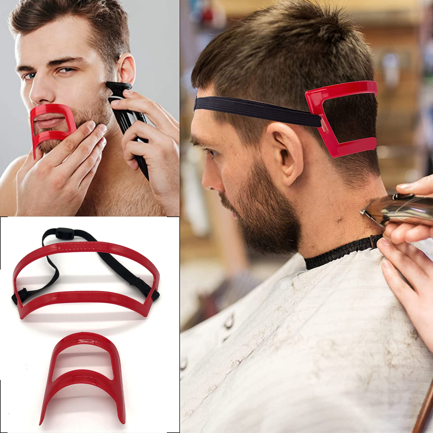 2/4 buah sisir pemangkas rambu - Beard Trimmer ulasan dan harga