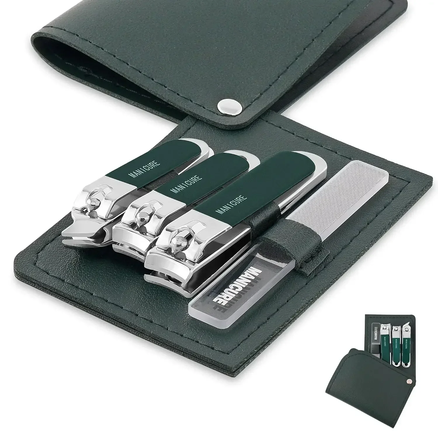 4 Buah Gunting Kuku Pria/Wanit - Mens Grooming Travel Kit ulasan dan harga