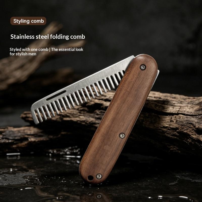 1 Buah Sisir Kumis Rambut Perj - Mens Grooming Travel Kit ulasan dan harga