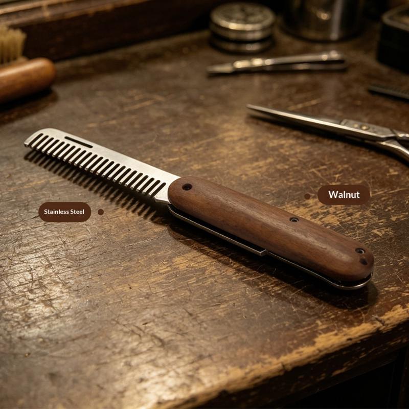 1 Buah Sisir Kumis Rambut Perj - Mens Grooming Travel Kit ulasan dan harga