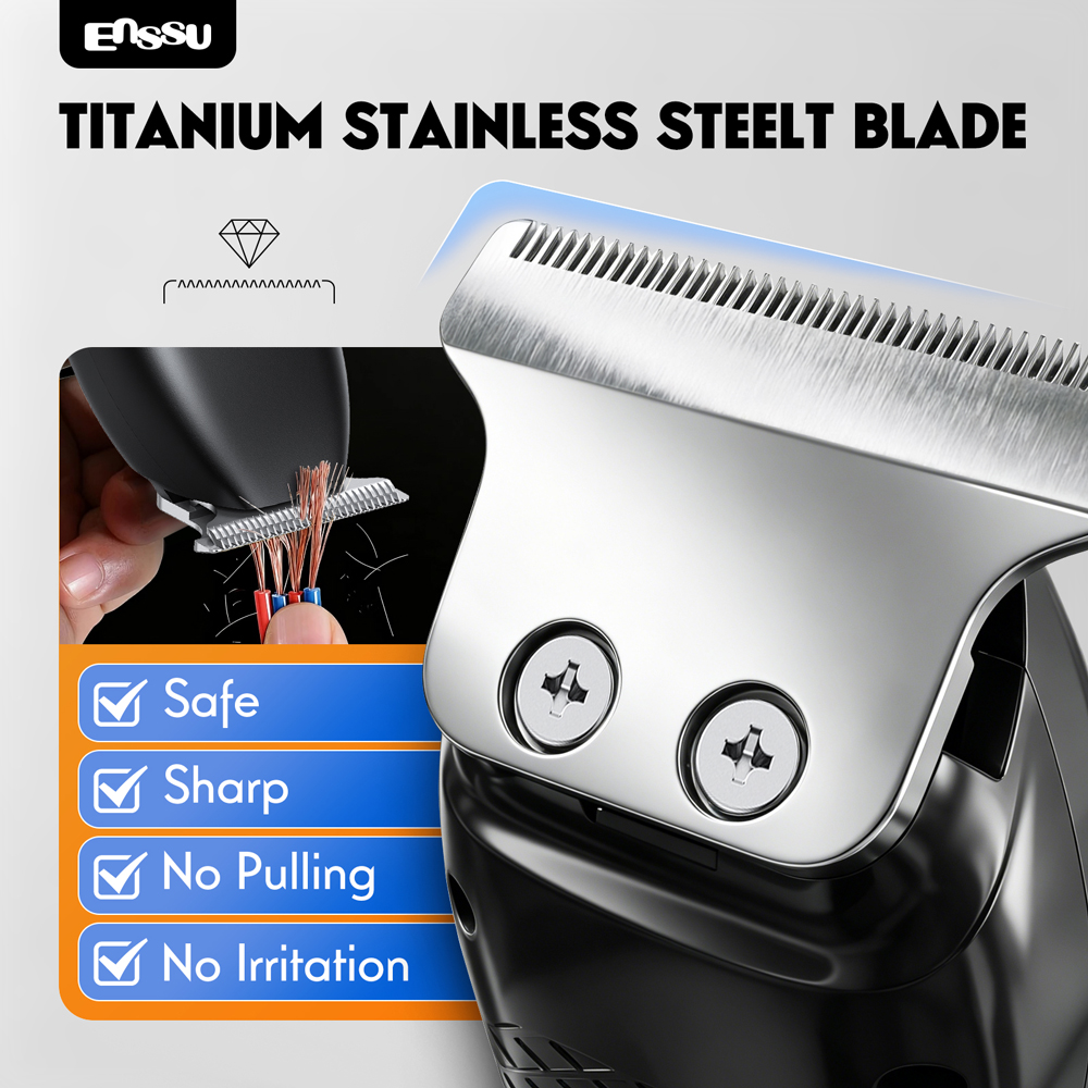 ENSSU Pemangkas Rambut Profesi - Beard Trimmer ulasan dan harga