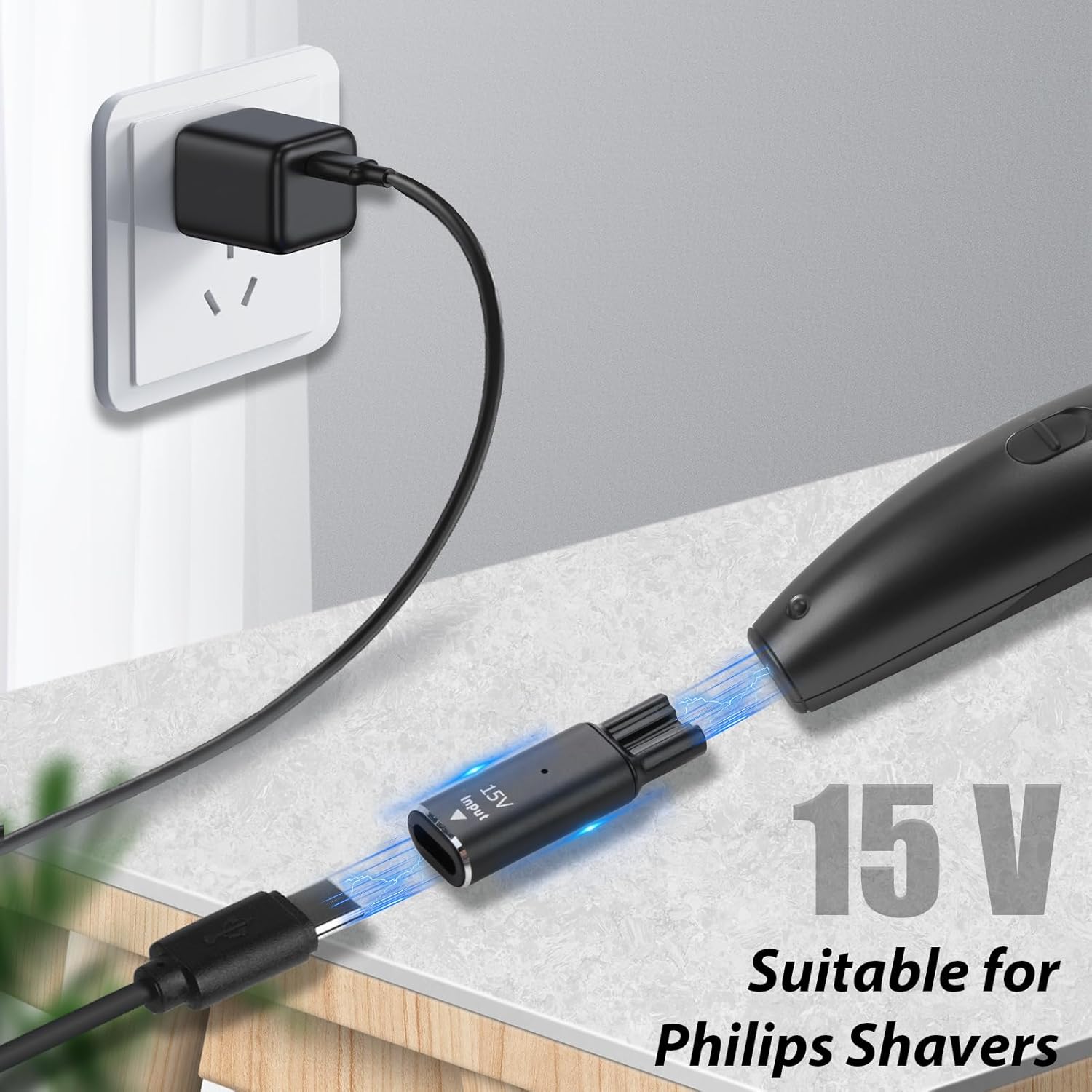 Brangdy 15V HQ8505 Tipe-C Adap - Body Trimmer ulasan dan harga
