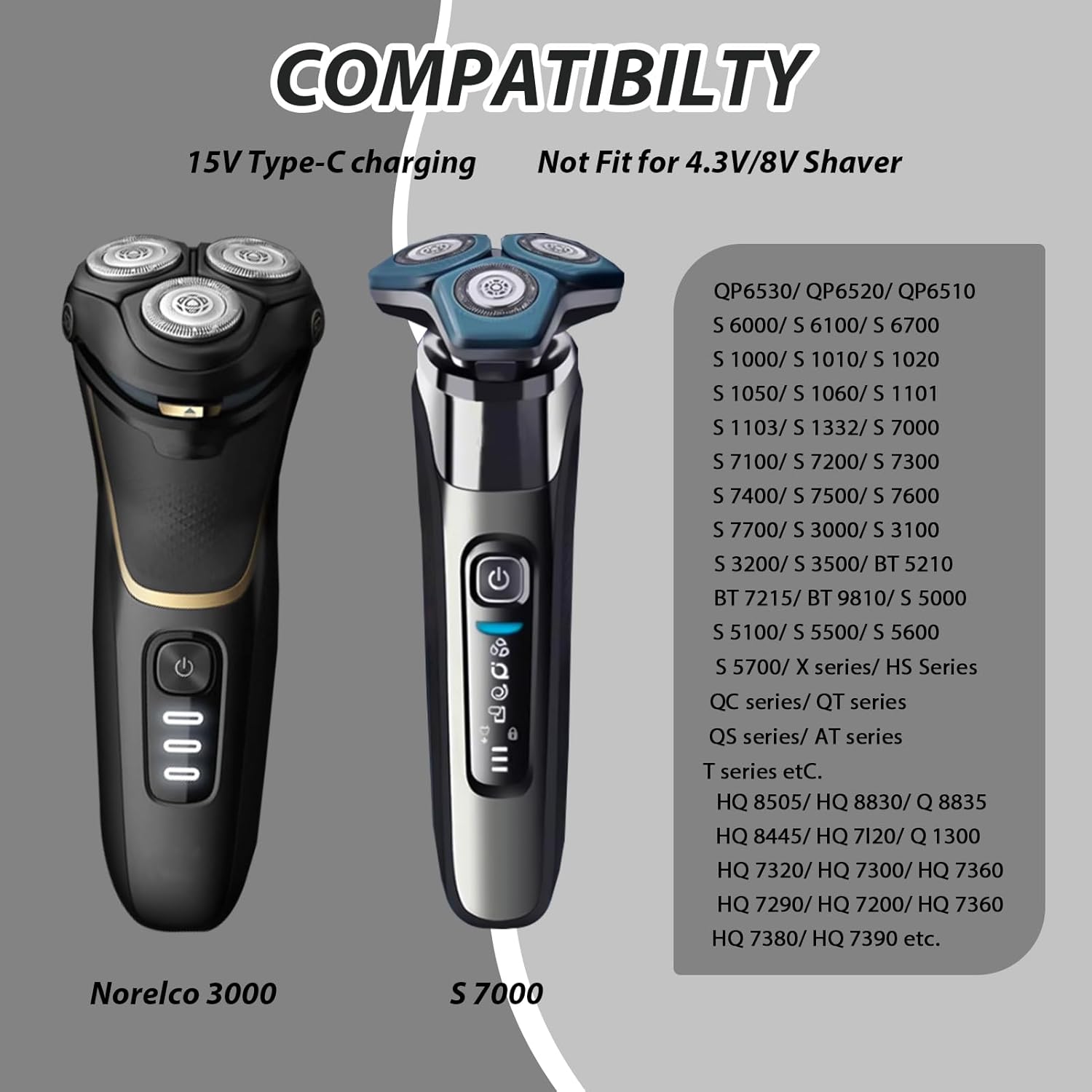 Brangdy 15V HQ8505 Tipe-C Adap - Body Trimmer ulasan dan harga