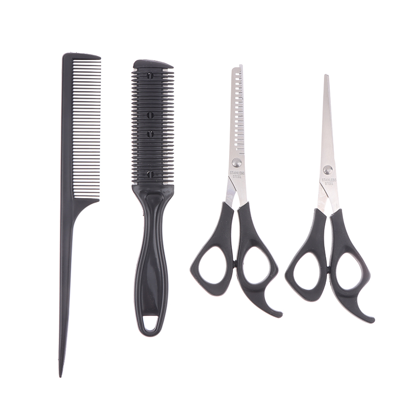 Baru 【4 Buah Gunting Rambut Gu - Grooming Scissors ulasan dan harga