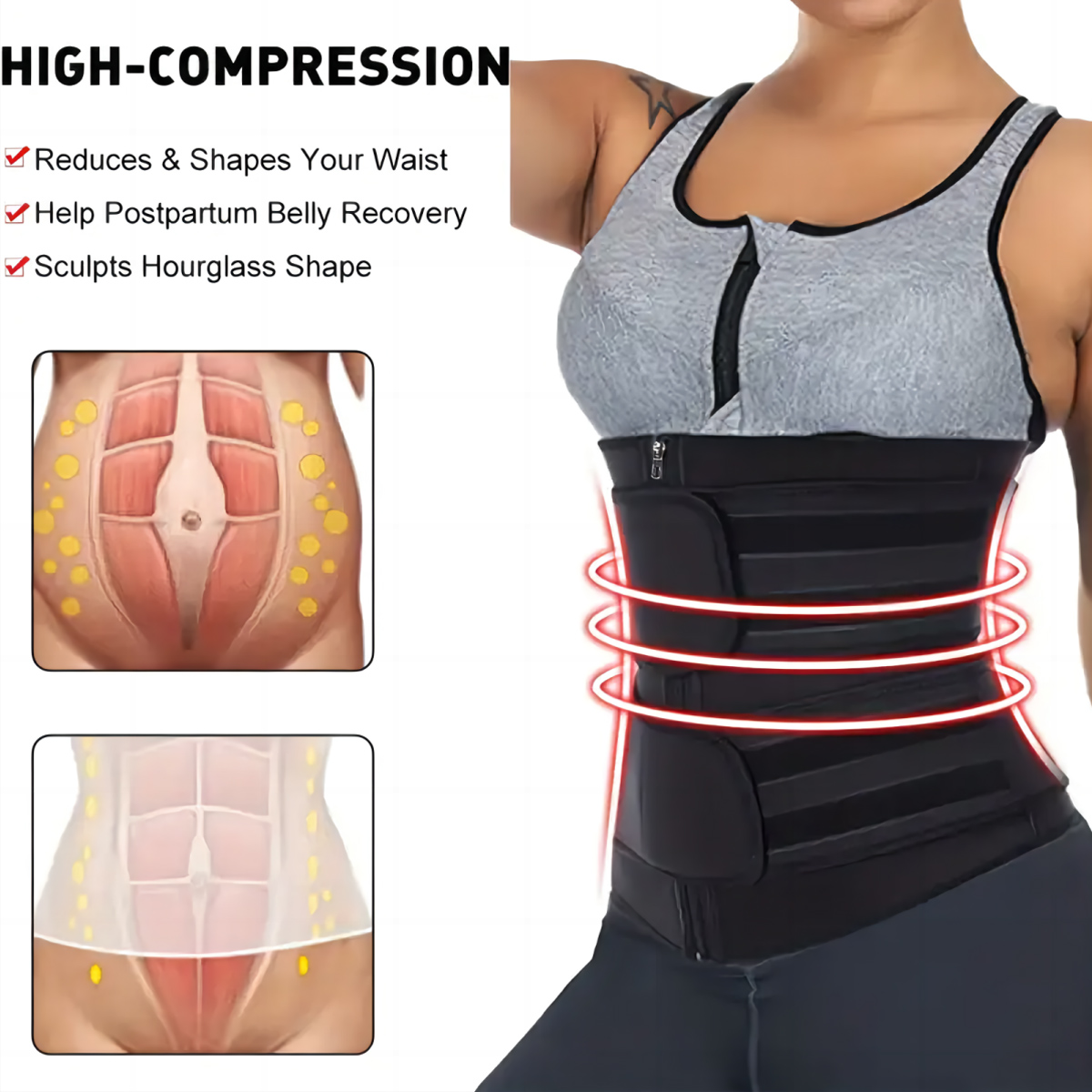 Sabuk Pelatih Pinggang Wanita  - Body Trimmer ulasan dan harga