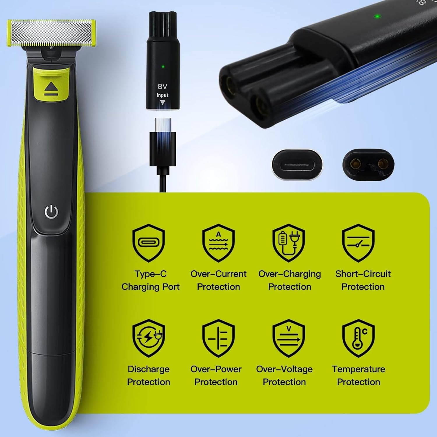 Konverter Pengisi Daya Adaptor - Electric Shaver Rotary ulasan dan harga