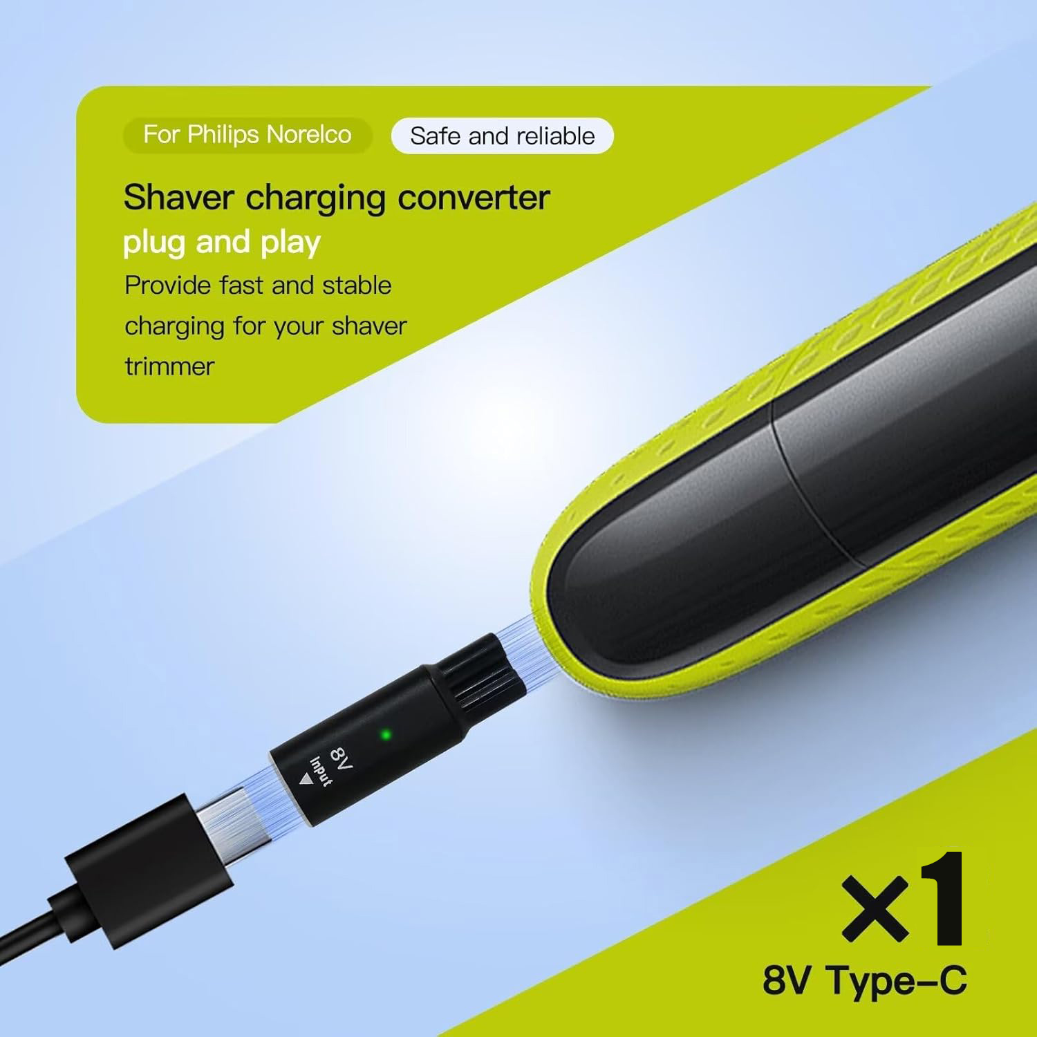 Konverter Pengisi Daya Adaptor - Electric Shaver Rotary ulasan dan harga