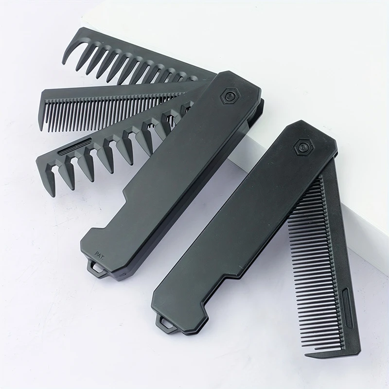 Sisir Jenggot Lipat 3-in-1 unt - Mens Grooming Travel Kit ulasan dan harga