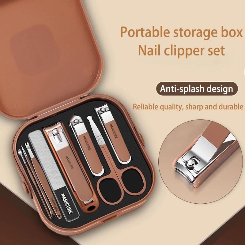 Kit Perawatan Kuku Set Manikur - Mens Grooming Travel Kit ulasan dan harga