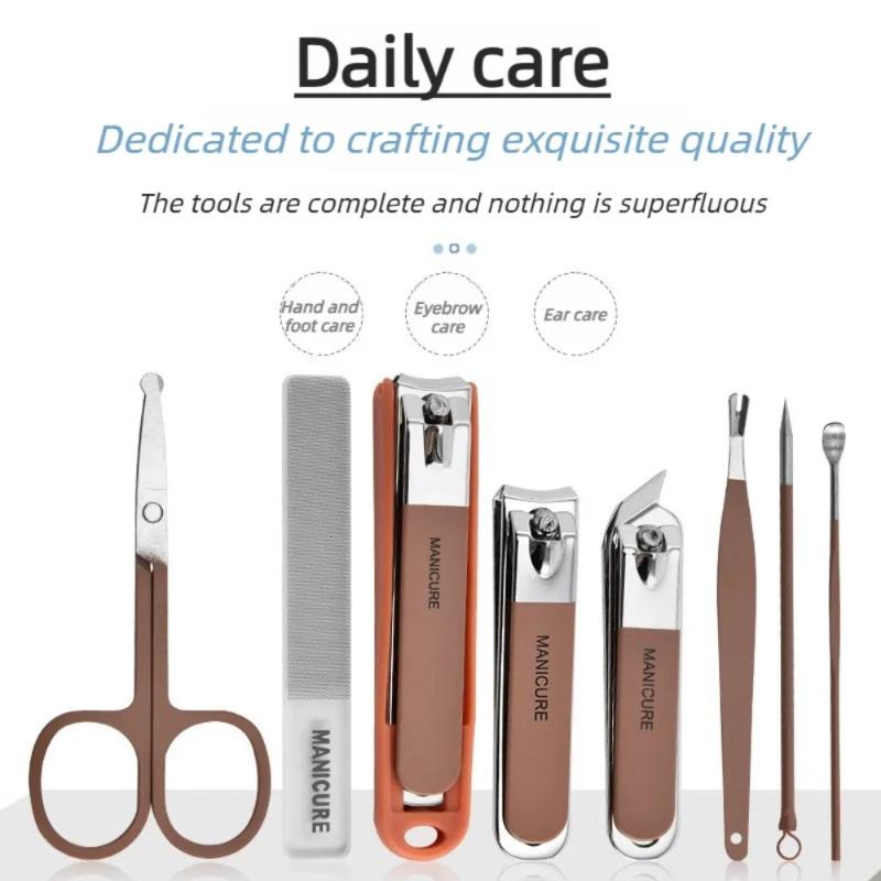 Kit Perawatan Kuku Set Manikur - Mens Grooming Travel Kit ulasan dan harga