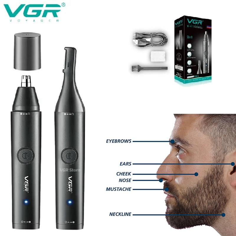 VGR pemangkas bulu hidung, V-6 - Nose Trimmer ulasan dan harga