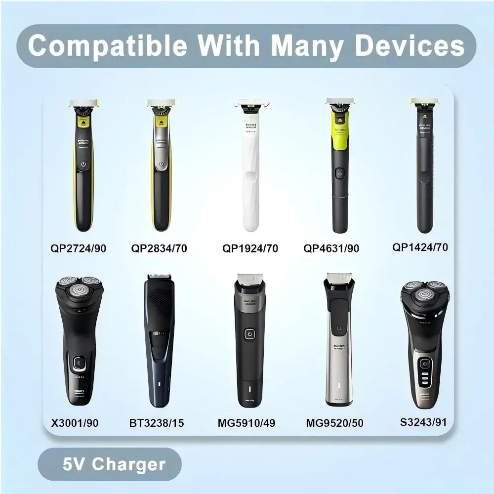 Pengisi Daya Alat Cukur 5V Ada - Beard Trimmer ulasan dan harga