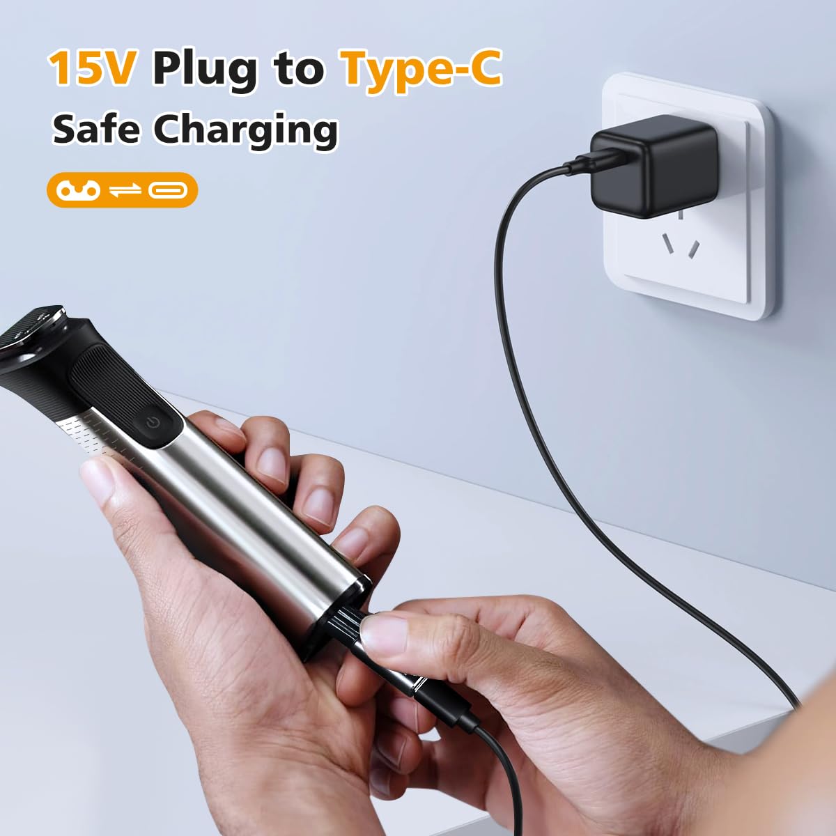 Brangdy 15V HQ8505 adaptor pen - Electric Shaver Rotary ulasan dan harga