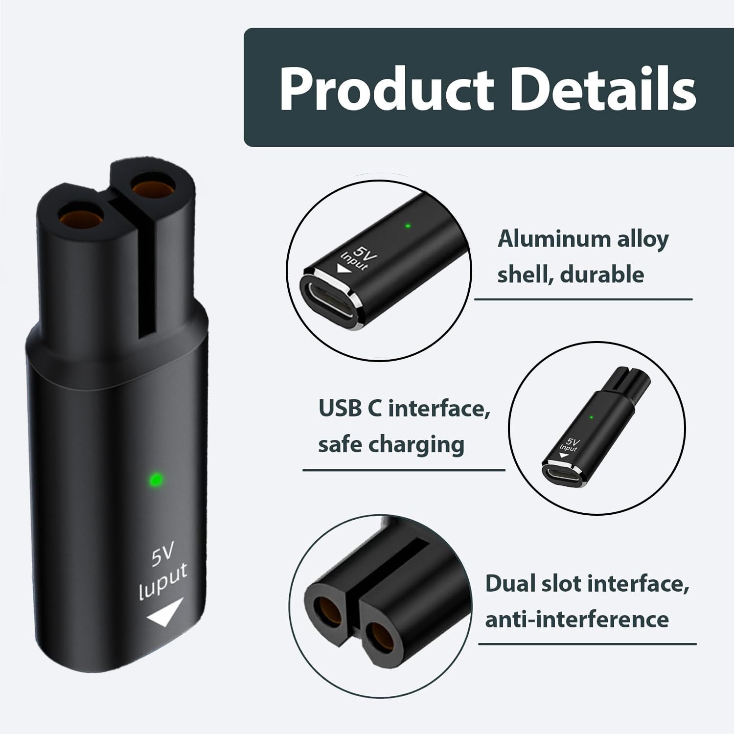 Adaptor Pengisian Daya USB Tip - Electric Shaver Rotary ulasan dan harga